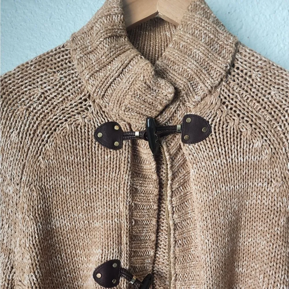 Michael Kors sweater cape poncho cotton blend no size tag small/medium